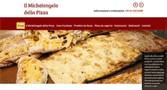 Desktop Screenshot of ilmichelangelodellapizza.com